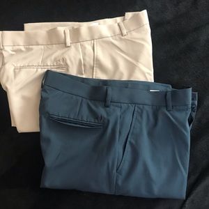 NWOT Men’s Golf Shorts Lot of 2 Men’s 32 moisture wick fabric. 1 Navy & 1 Khaki